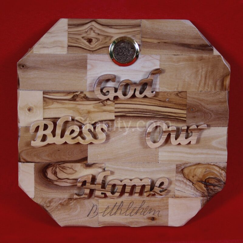 God Bless our Home Bethlehem Plaque