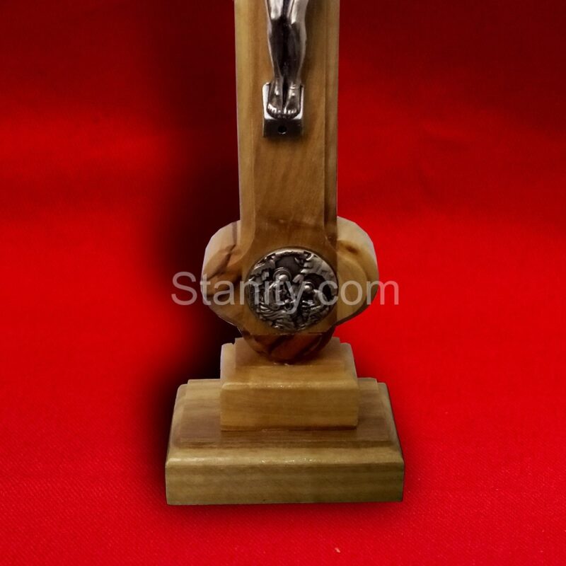 crucifix cross With Apostles of Christ plate 16cm